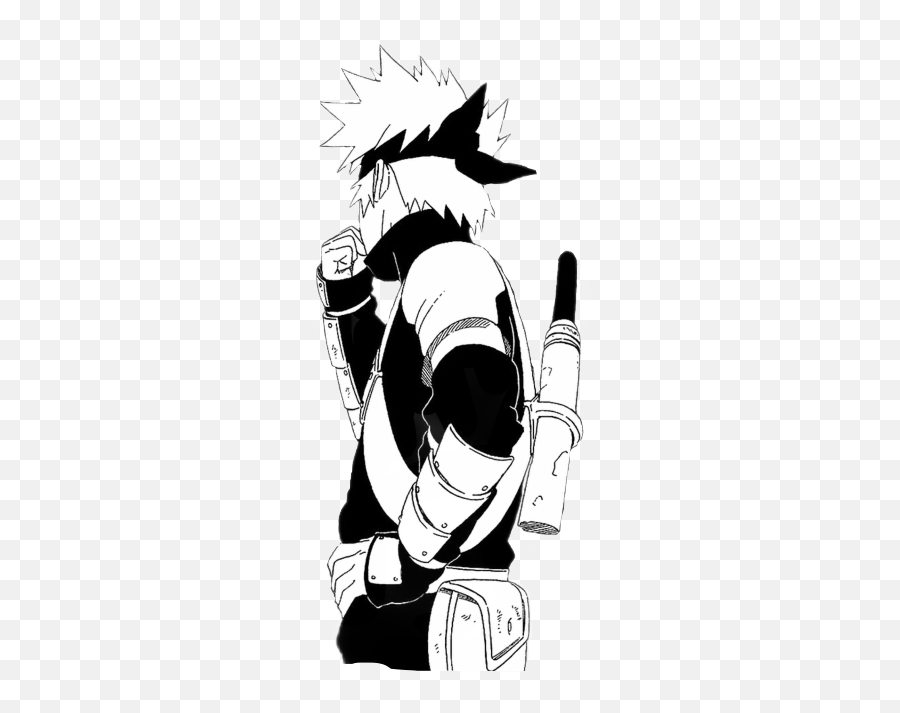 Kakashi Sticker - Kakashi Wallpaper 4k Black And White Emoji,Kakakhi Backgrounds With Emojis