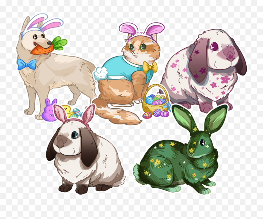 Easter Eden Pimd Forum - Happy Emoji,Rabbit Emojis Are Boxes