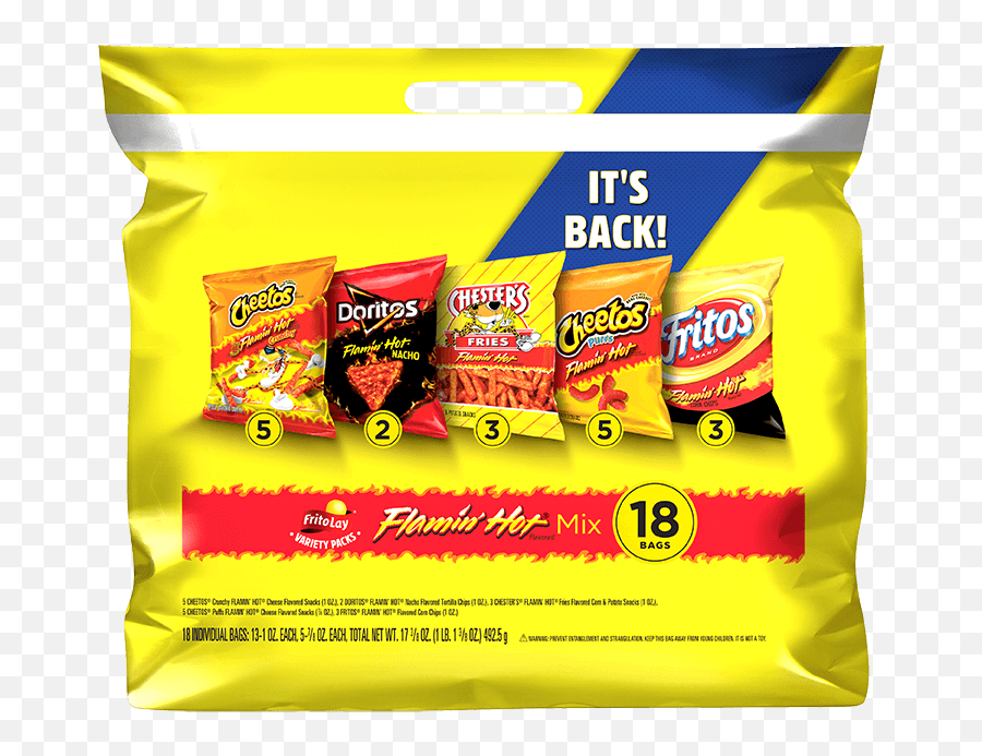 Frito - Lay Flaminu0027 Hot Mix Variety Pack Variety Packs Flamin Hot Mix Emoji,Hot & Sexy Emojis