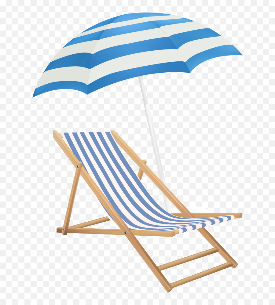 Download No Umbrella 14 Eames Lounge Chair Beach Clipart - Transparent Background Beach Chair Transparent Emoji,Sun Umbrella Emoticon