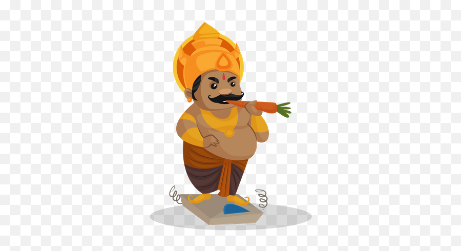 Best Premium Kumbhkaran Using Computer Illustration Download - Religion Emoji,Turban Windows Emoticon