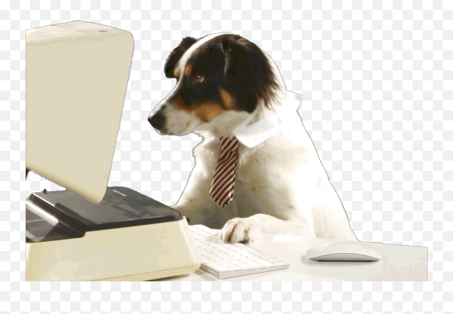 Top Dog Funny Se Stickers For Android U0026 Ios Gfycat - Dog At Work Gif Emoji,Dog Emoji Keyboard