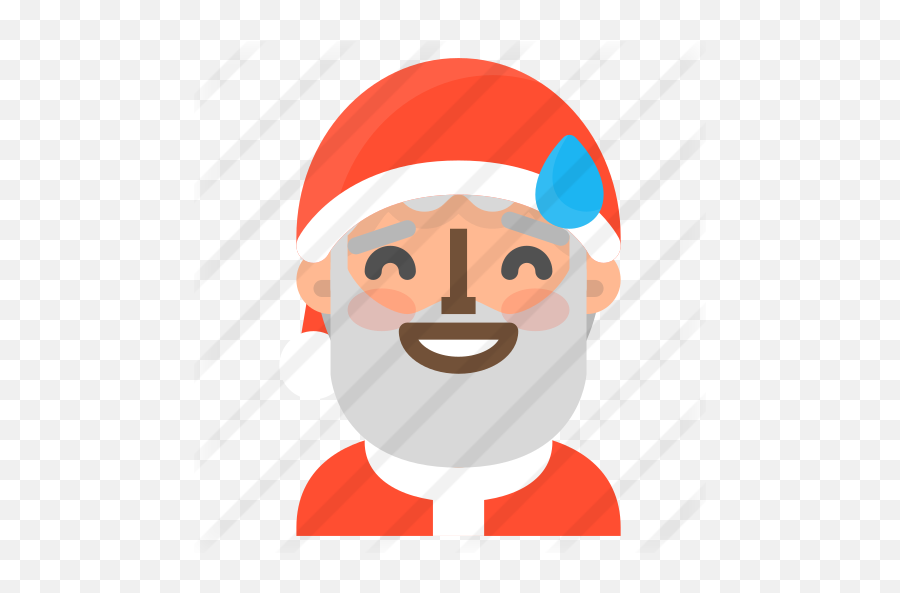 Santa Claus - Happy Emoji,Xmas Emoticons