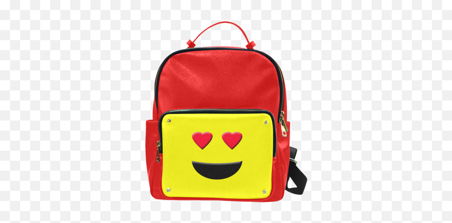 Emoticon Heart Smiley Campus Backpacksmall Model 1650 - Disney Dogs Backpack Emoji,The Kids Heart Eye Emojis