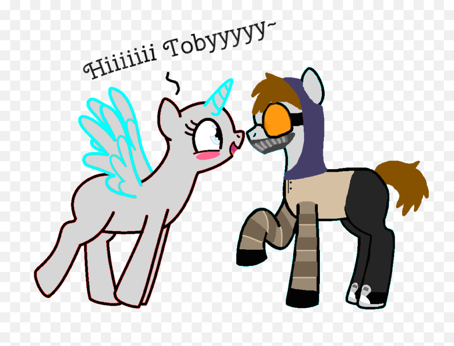 Ticci Toby X Oc Pony Base Vckbbh - Clipart Suggest Emoji,Base With Emotions