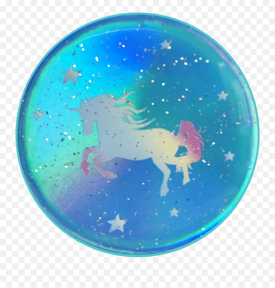 Blue Opal Unicorn Sparkle Gels - Unicorn Emoji,Unicorn Head Emoji