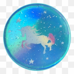 Blue Opal Unicorn Sparkle Gels - Unicorn Emoji,Unicorn Head Emoji