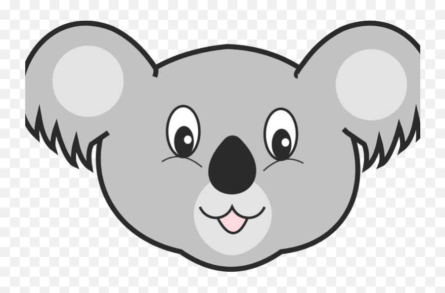 Download Nobby Design Koala Face Mask - Animal Face Clipart Mask Emoji,Koala Emoji Snapchat