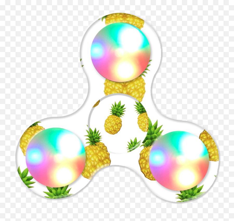 Pineapple Emoji Flag Led Tri Spinner Fidget Toy Edc Hand,Relieved Emoji Jpg