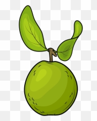 Guava Clipart - Clip Art Of Guava Emoji,Guava Emoji