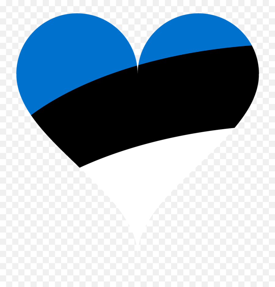 Love Heart Flag Estonia Png - Estonian Png Emoji,Greek Flag Emoji