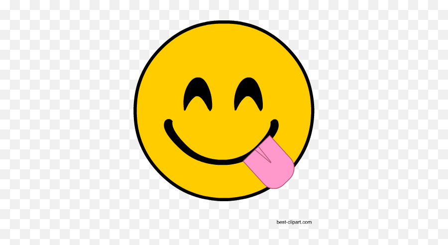 Free Emoji Clip Art - Emoji Photo Booth Props Printable,Emoji With Tongue Sticking Out