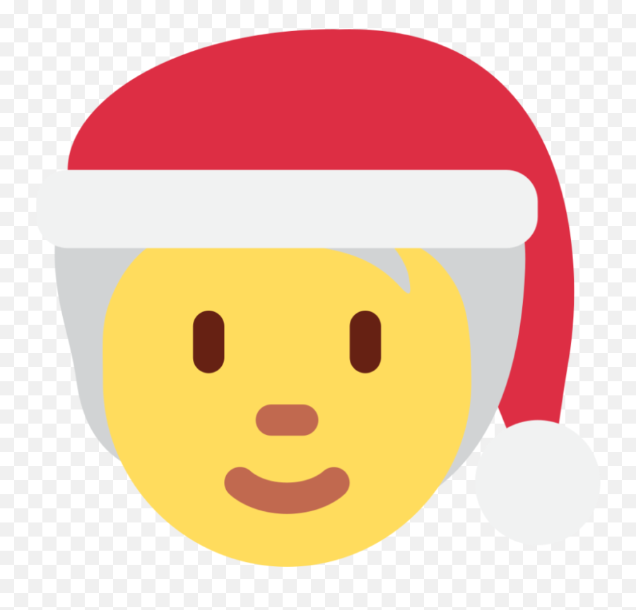 Mx Claus Emoji - Happy,Laughing Santa Emoji