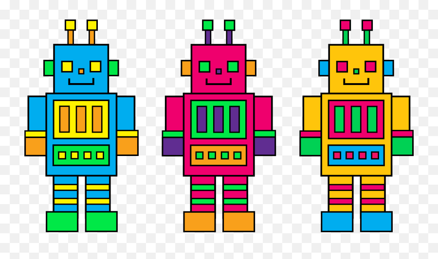 Lego Robot Clipart - Clip Art Library Colorful Robot Emoji,Facebook Robot Emoticons Codes