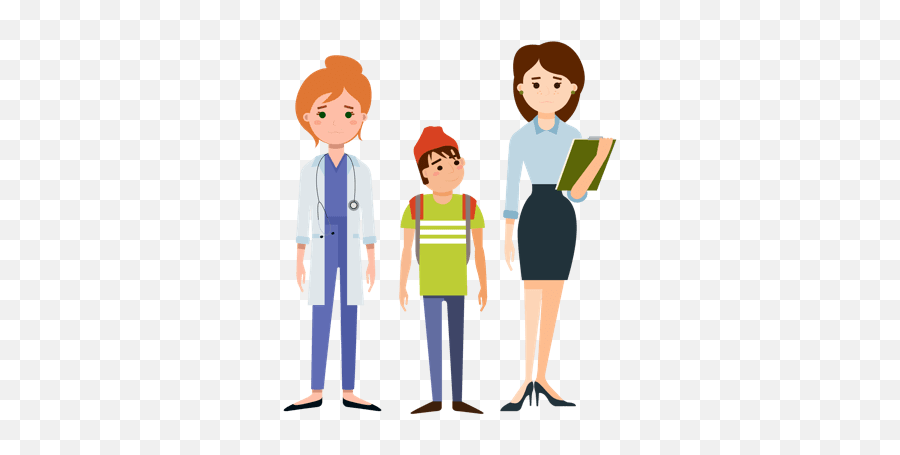 Mindful Co - Parenting Helping Children Cope With Divorce Standing Around Emoji,Kids Emotions Clipart