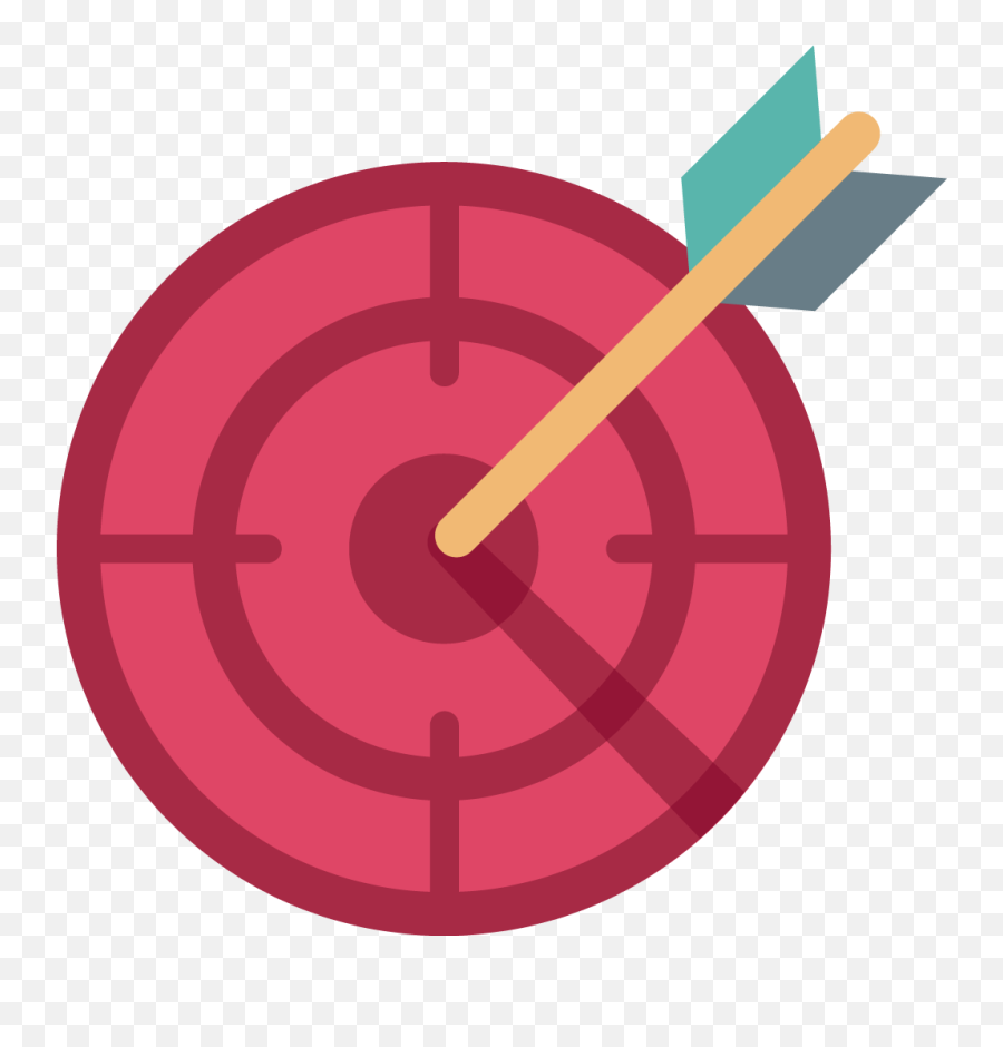 Vector Circle Glyph Icons Pack - Shooting Target Emoji,Darts Emoji