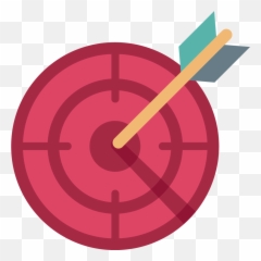 Vector Circle Glyph Icons Pack - Shooting Target Emoji,Darts Emoji