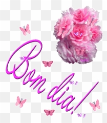 Bom Dia - Bom Dia Com Borboletas E Flores Emoji,Emoticons Que Mexem