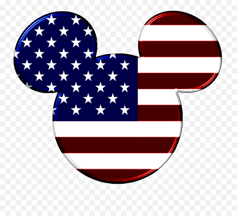 Disney Iron On Transfers Mickey Mouse Head Disney - Logos United States Round Flag Png Emoji,Yankees Emoji
