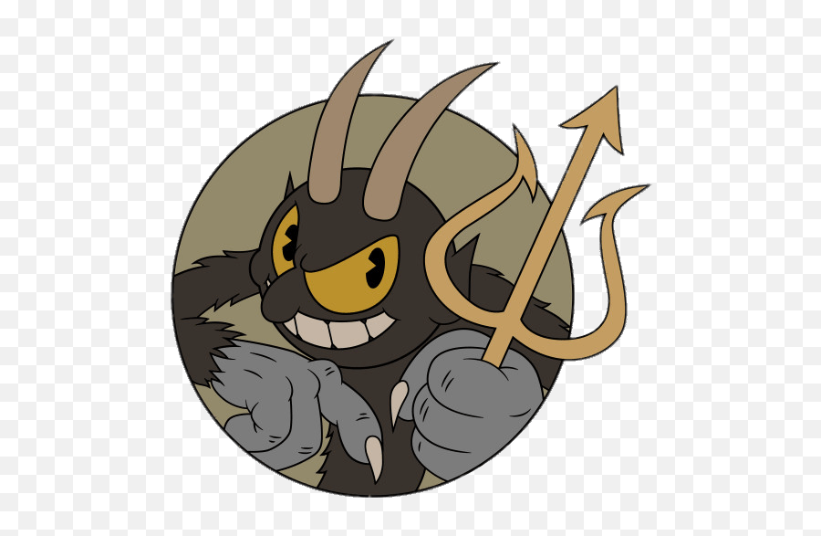 Cuphead The Devil - Cuphead Devil Full Size Png Download Emoji,Devil Head Emoji