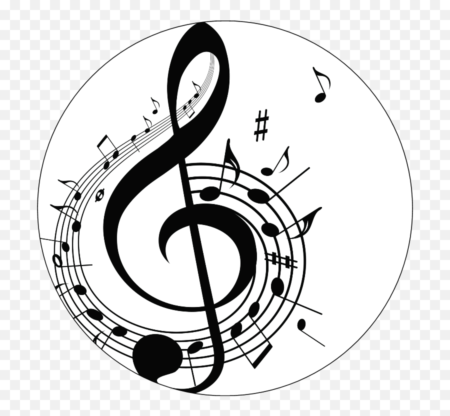 Musical Clipart Soundtrack Musical Soundtrack Transparent - Music Symbil Emoji,Treble Clef Emoji Motorola