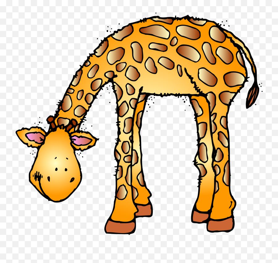 Clipart Giraffe School Clipart Giraffe School Transparent - Zoo Animal Clip Art Emoji,Giraffe Emoji