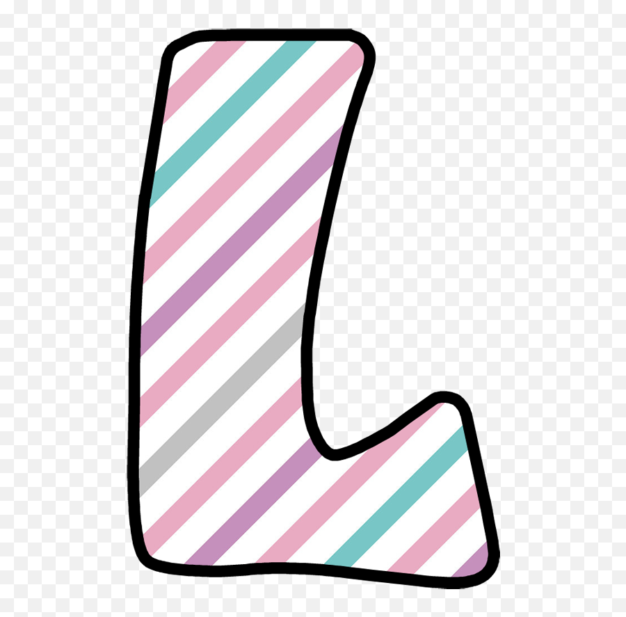 Buchstabe - Girly Emoji,Pink With Emoji Letter L