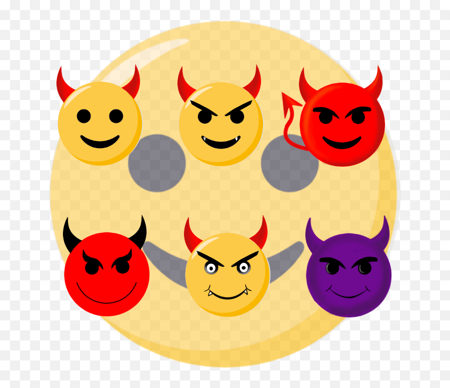 Devil Clipart Smiley Picture 899739 Devil Clipart Smiley - Happy Emoji,Yellow Devil Emoticon