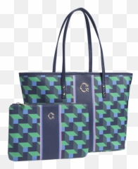 C Wonder Large Tote Nordic Geo Blue U0026 Green Nwt - Handbag Emoji,Newyorkmag Emojis 2018