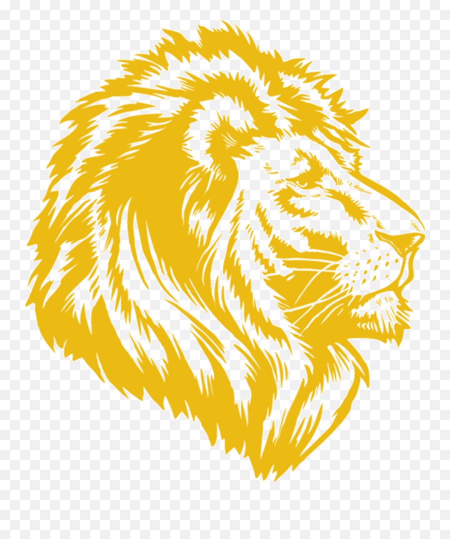 Drawing Lion Line Art Png - Black Transparent Lion Png Emoji,How To Draw A Lion Emoji