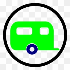 Camping Trailer Clip Art - Clip Art Library Recreational Vehicle Emoji,Travel Trailer Emoji