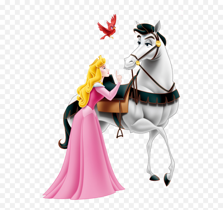 Disney Princess Aurora - Princess Aurora With Horse Emoji,Game For Emotion Are U In Disney Princess