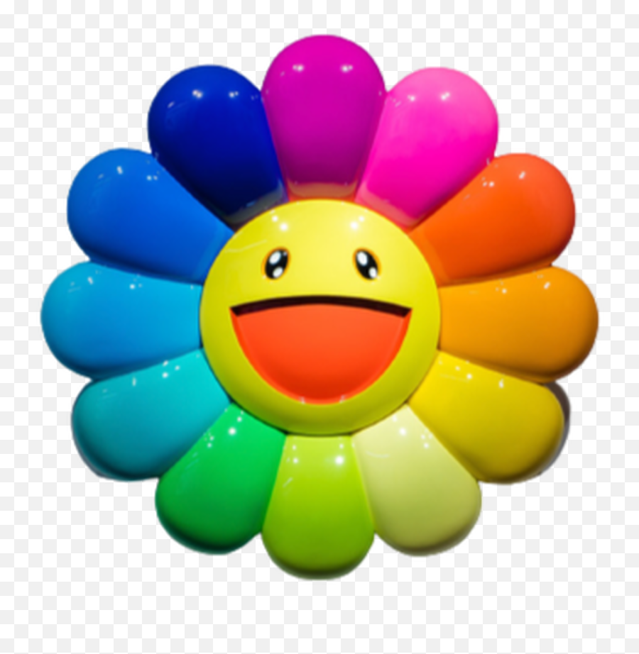 Murakami Flower 1m Sculpture Emoji,Flower Emoticon Images