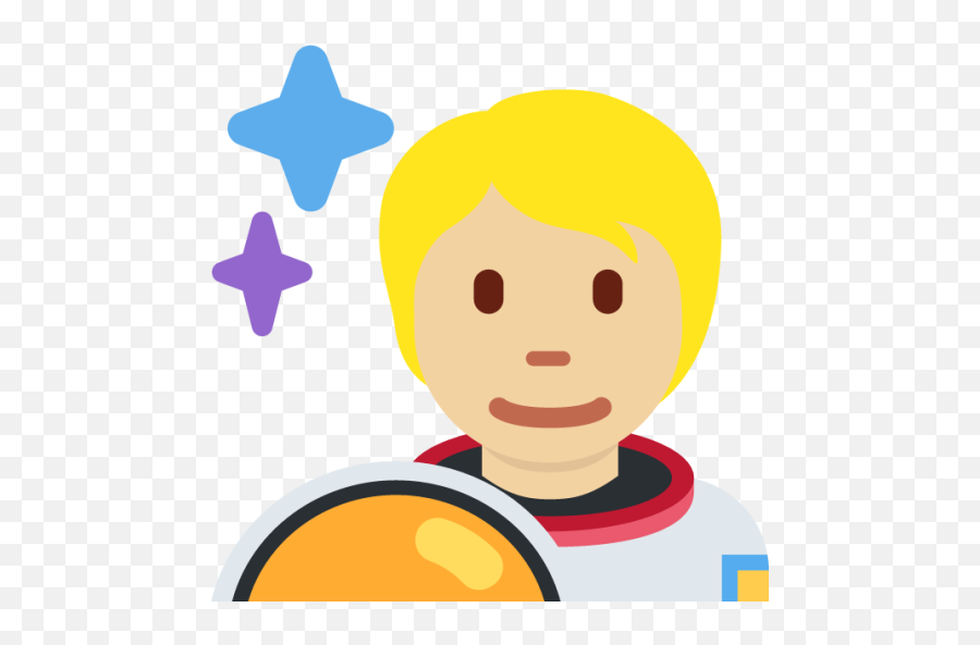 Astronaut Medium - Light Skin Tone Emoji Download For Free,Thinking Emoji Earth