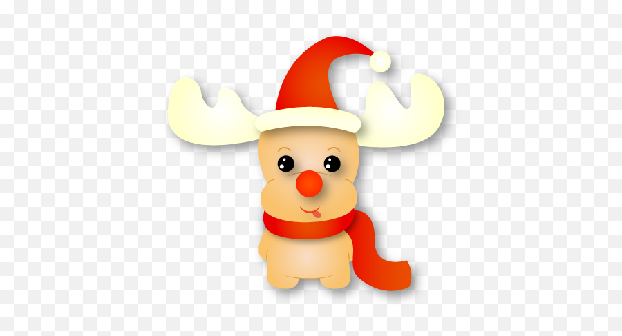 Rudolf - Christmas Emoji By Andromeda Software Srl,Happy Holidays Emoticon Art