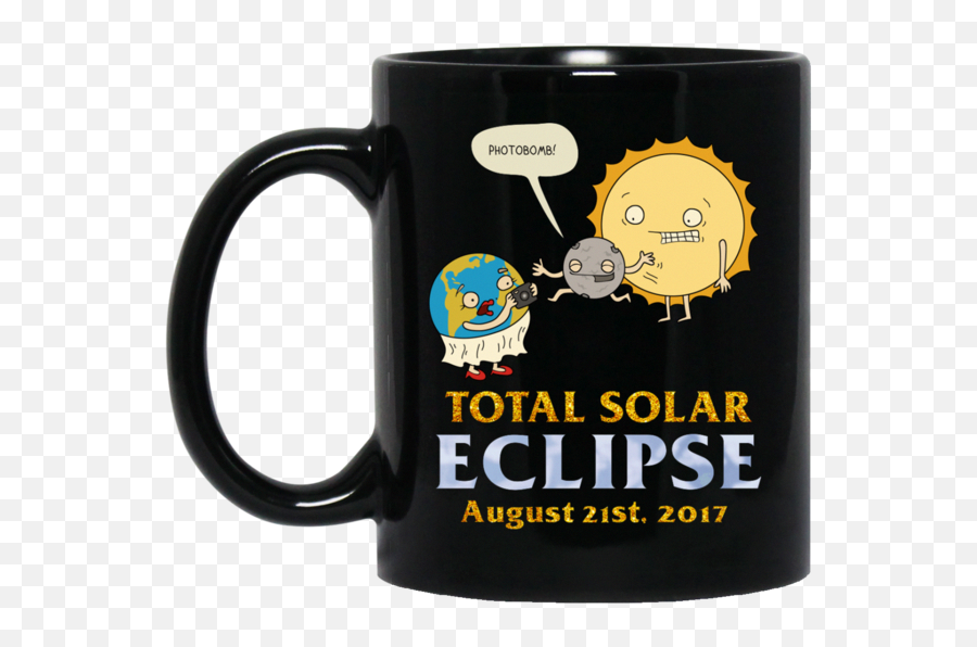Solar Eclipse 2017 - Mug Emoji,Solar Eclipse Emoji