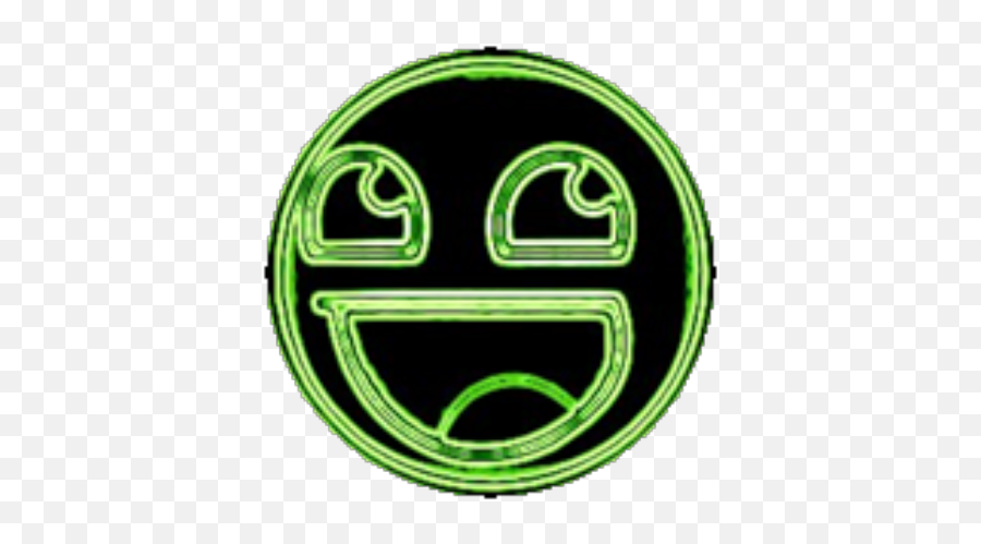 Neon Epic Smiley Face - Roblox Emoji,Epic Emoticon