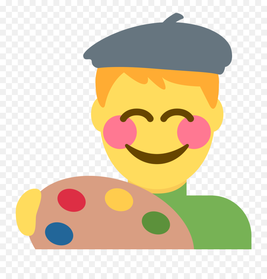 Emoji Face Mashup Bot On Twitter U200d Man Artist - Happy,Sleeping Emoji