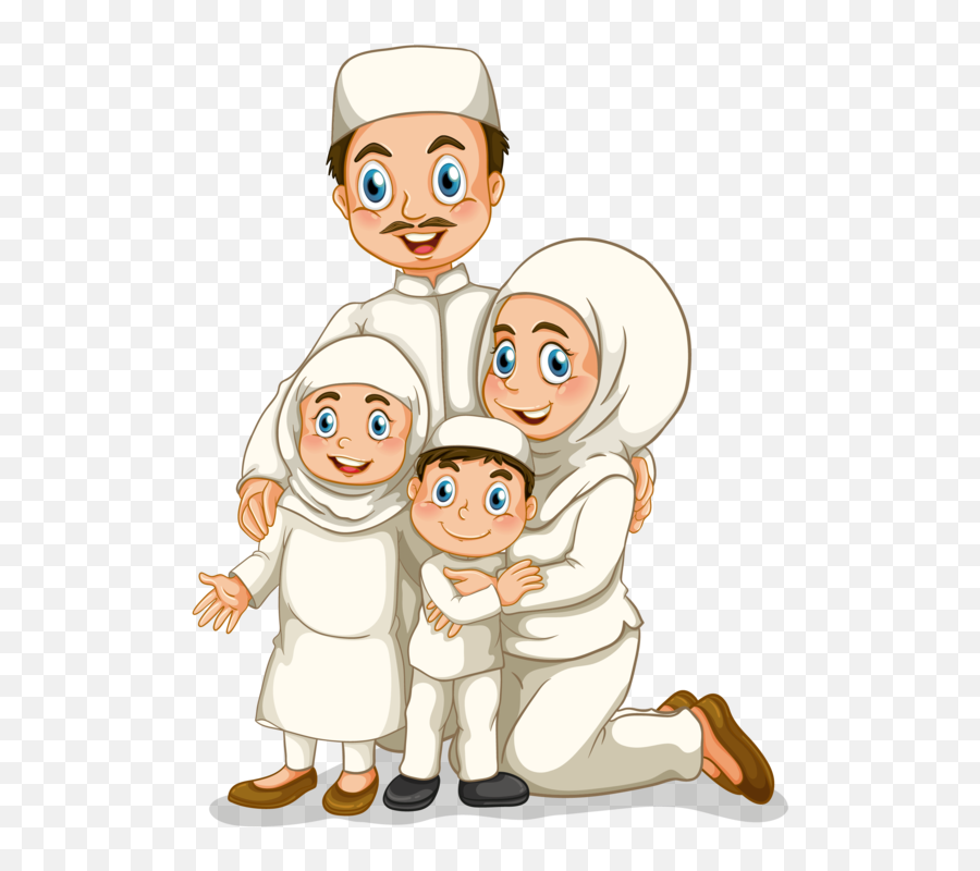 Download Free Png Muslim Family Png Images Transparent - Family Muslimah Vectkr Emoji,Father Emoji