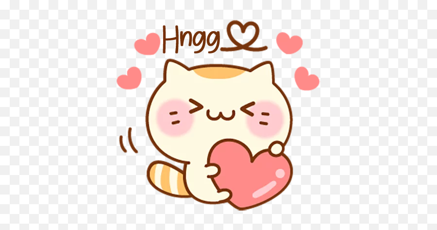 Telegram Sticker From Sweet Kitty Pack Emoji,Kitty Love Emoji
