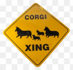 Dog Collectables Cardigan Welsh Corgi Dog Crossing Xing Sign - Oamaru Emoji,Welsh Flag Emoji