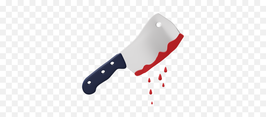 Premium Bloody Knife 3d Illustration Download In Png Obj Or Emoji,Bloody Skull Emoji