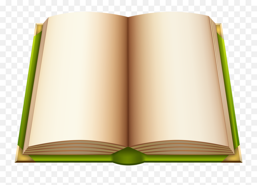 Green Open Book Png Clipart - Opened Book Clipart Png Emoji,Open Book Emoji