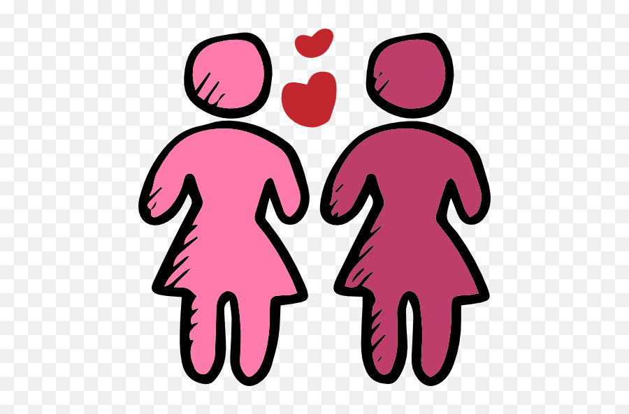 Romantic Love Valentines Day Lovely Romanticism Lesbian - Lesbian Icon Emoji,Lesbian Emoticon