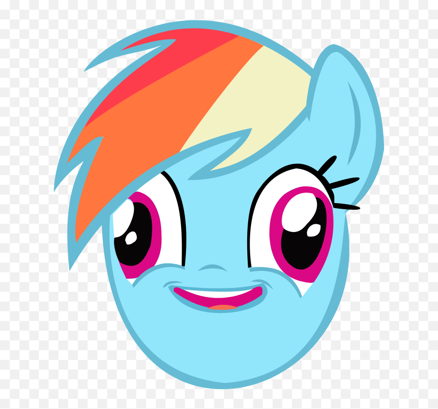 General - Rainbow Dash Emoji,Derp Emoticon