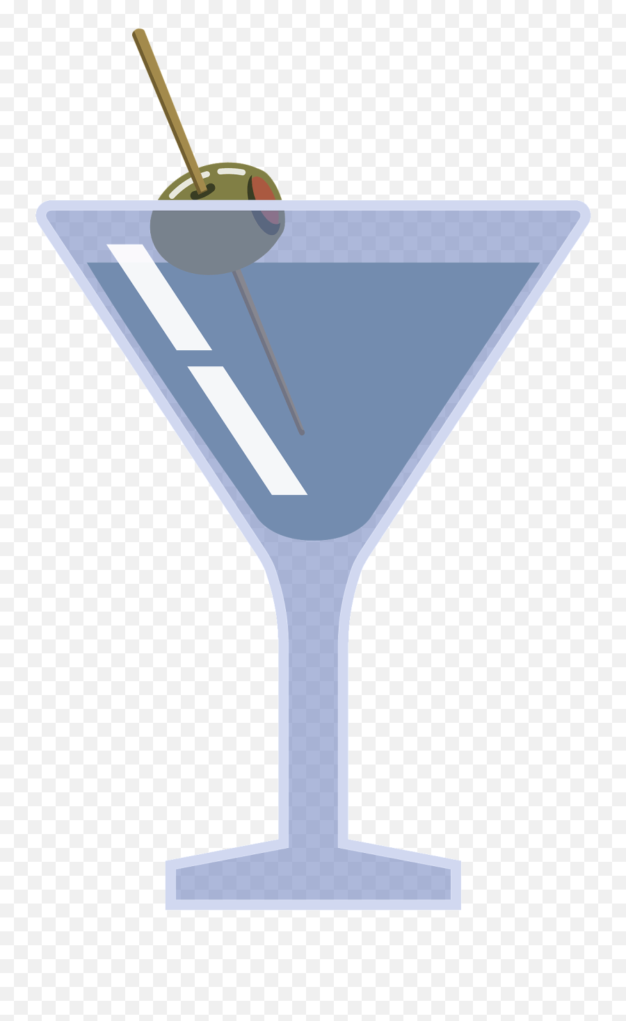 Martini Glass Cocktail Glass Clip Art - Cartoon Martini Png Emoji,Martini Emoji