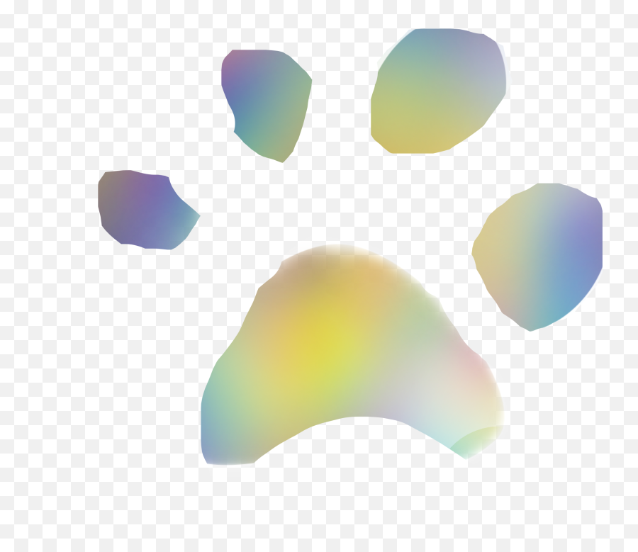 Pawprint Rainbow Paw Print Sticker By Ajay - Paw Emoji,Pawprint Emoji