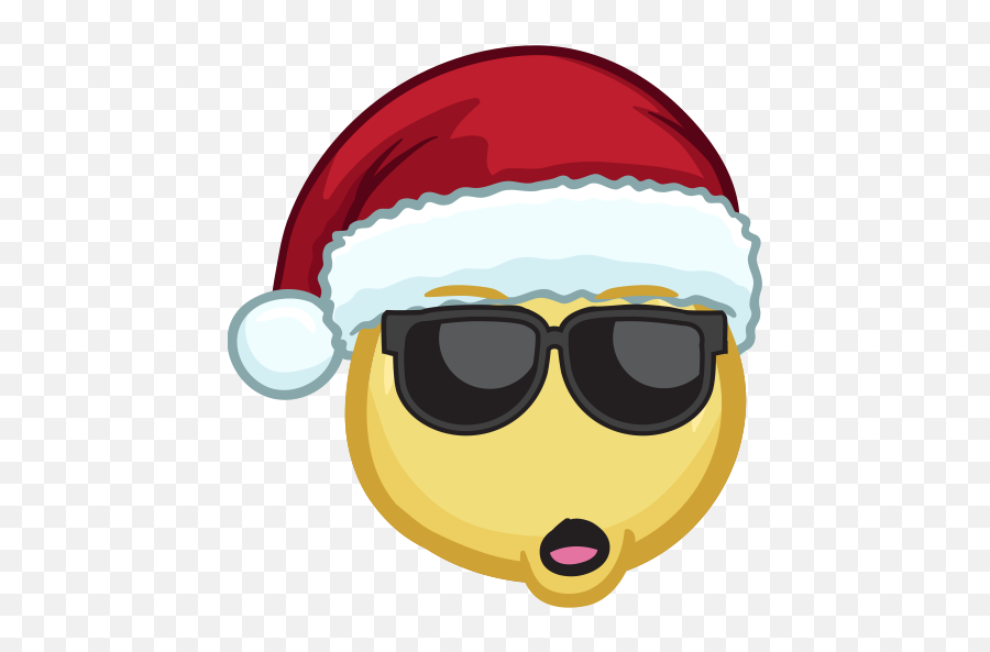 Merry Christmas Emojis - Christmas Hat Emojis Png,100 Pics Christmas