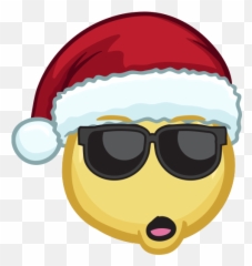Merry Christmas Emojis - Christmas Hat Emojis Png,100 Pics Christmas Emojis