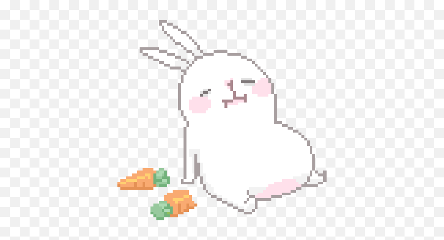 Pixel Transparent Bunny Gif Emoji,Pixel Emoji Tumblr